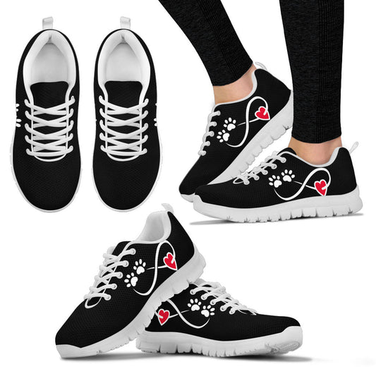 Paw print infinity Women's Sneakers