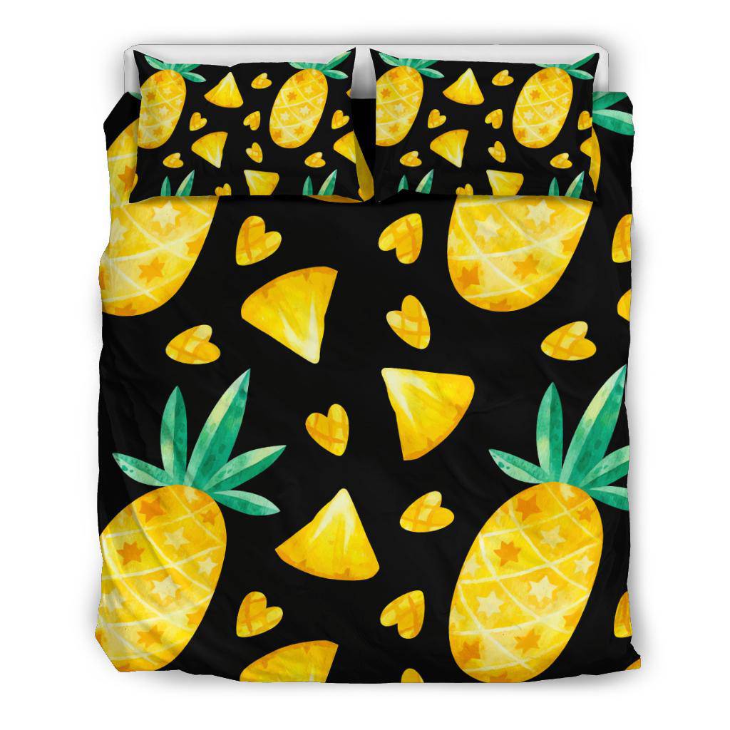 Exotic Fruit Pineapple Heart Bedding Set - Top Content | POD Collection | Free Shipping