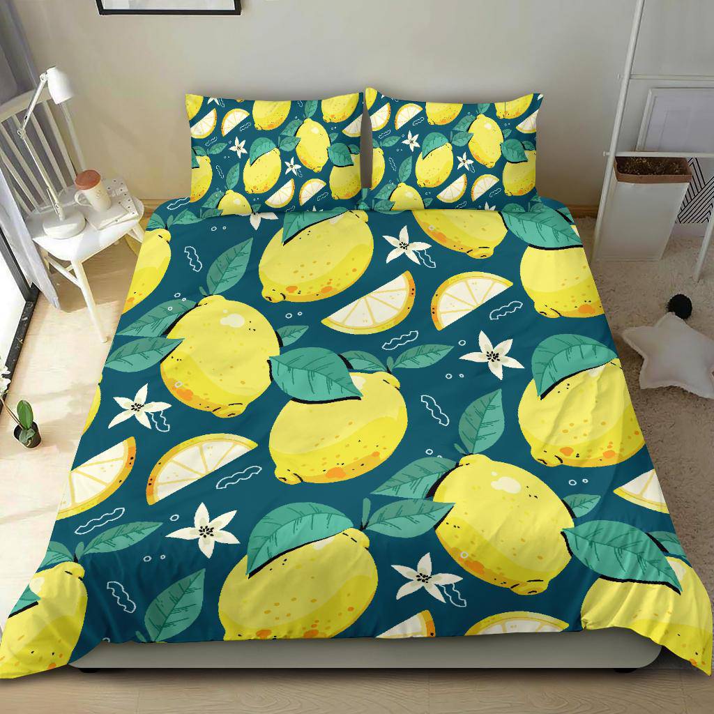 Lemon Citrus Fruit Bedding Set - Top Content | POD Collection | Free Shipping