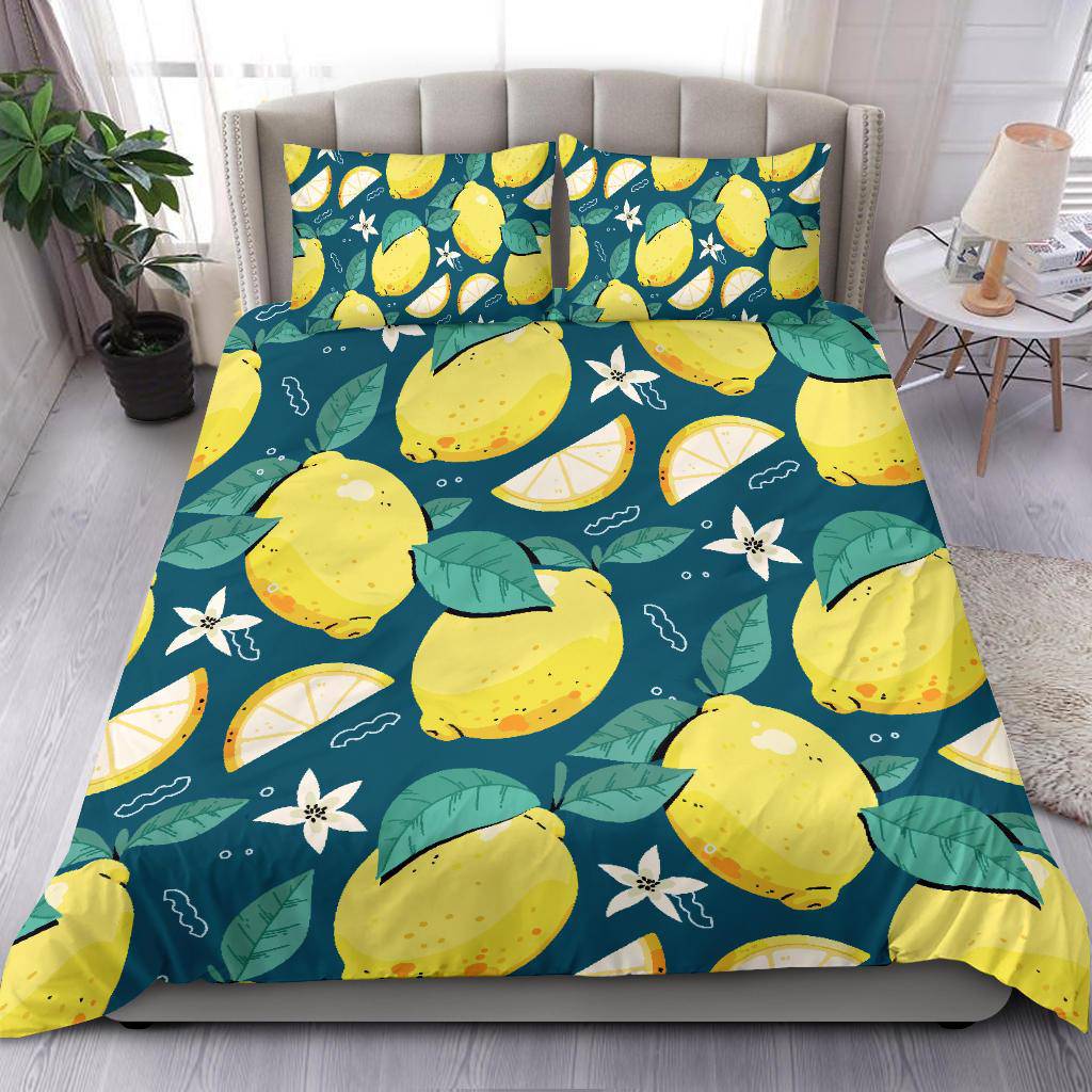 Lemon Citrus Fruit Bedding Set - Top Content | POD Collection | Free Shipping