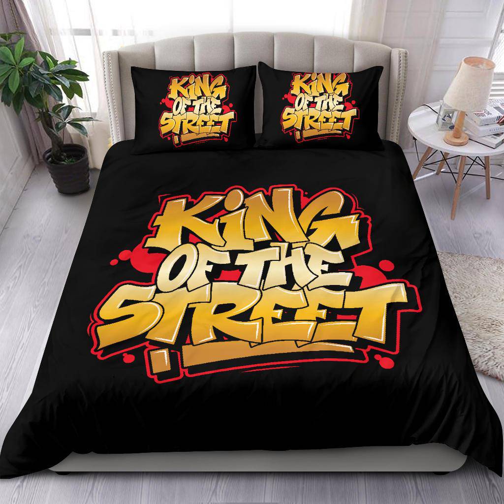 King of the Street Graffiti Art Bedding Set - Top Content | POD Collection | Free Shipping