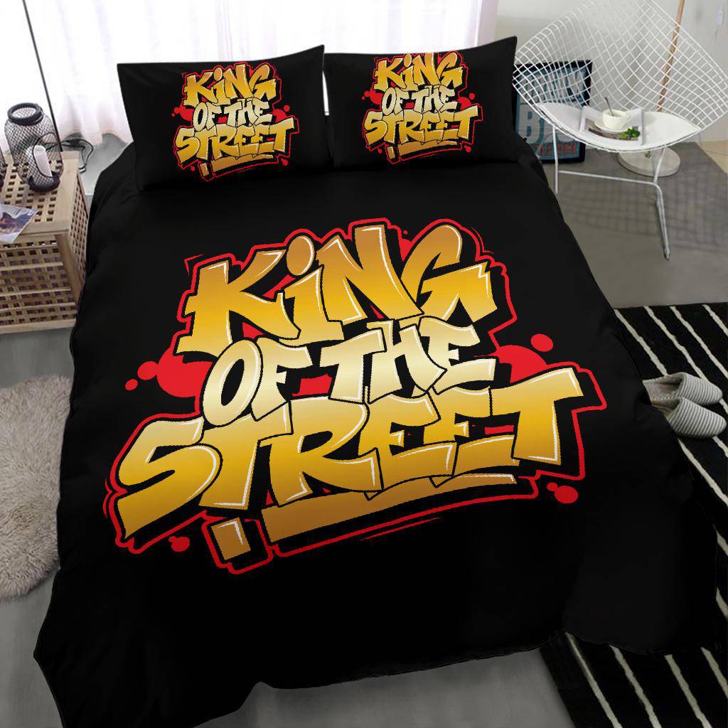 King of the Street Graffiti Art Bedding Set - Top Content | POD Collection | Free Shipping