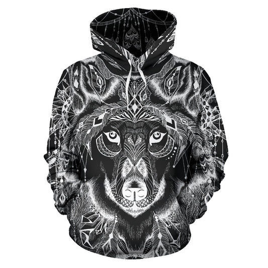 Boho Wolf Hoodie - Top Content | POD Collection | Free Shipping