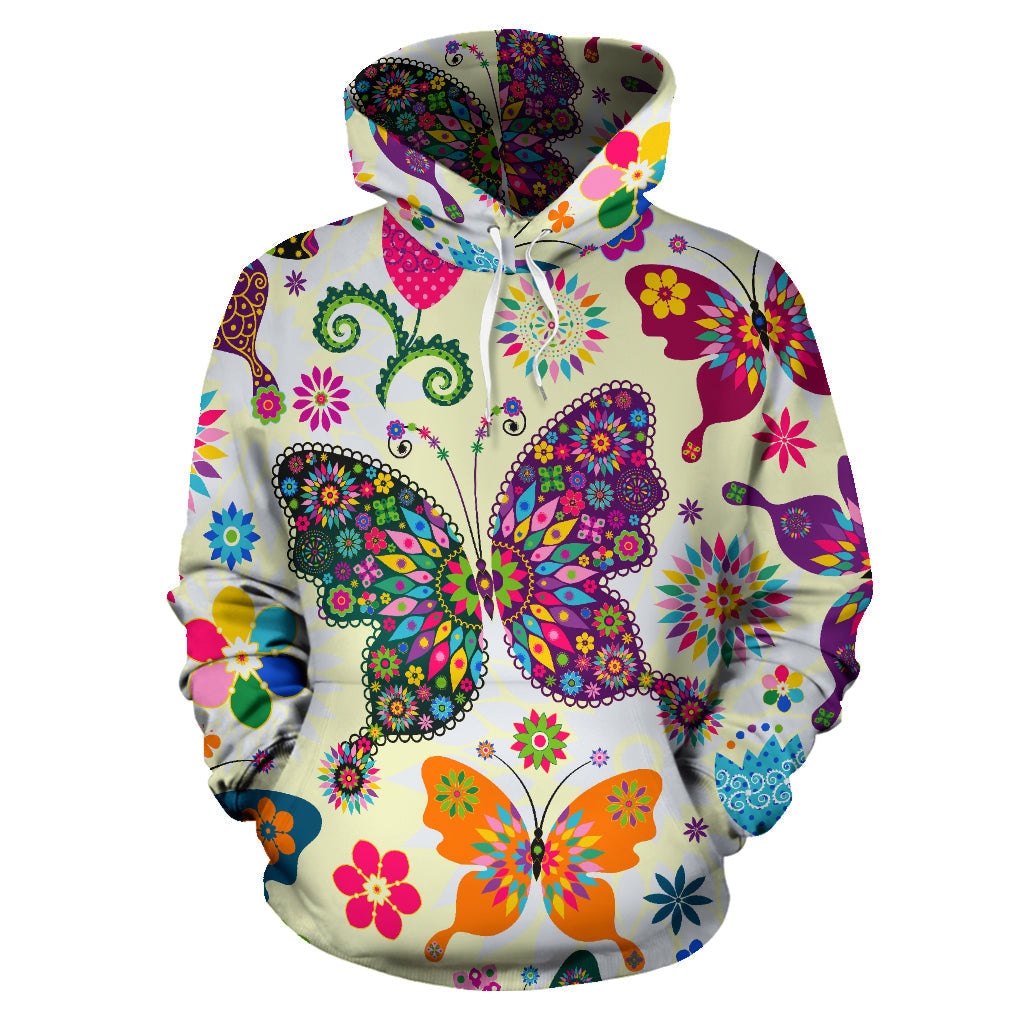 Butterfly Pattern Hoodie - Top Content | POD Collection | Free Shipping