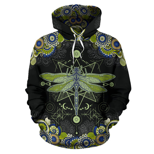 Mandala Dragonfly Hoodie