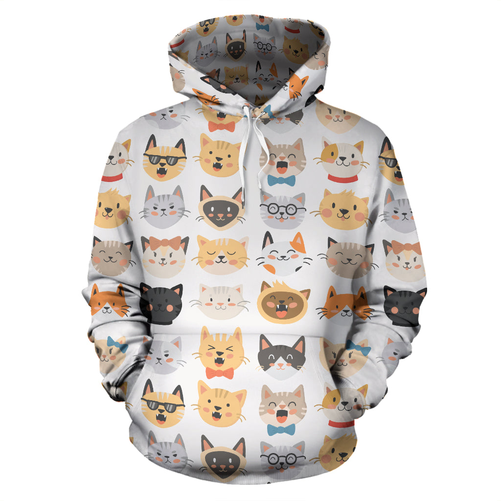 Cat Faces Hoodies - Top Content | POD Collection | Free Shipping