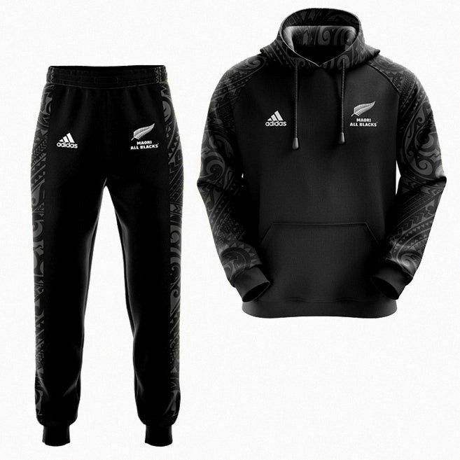 All Blacks Maori Hoodie and Pants Personalised
